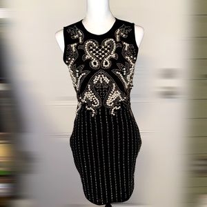 Windsor size L rhinestone pearl dress new without tags